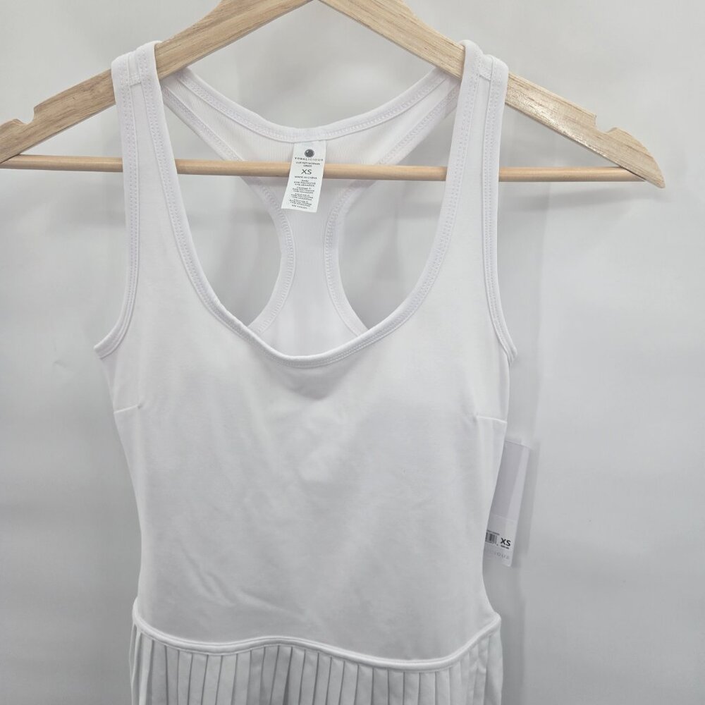 Yogalicious White Preppy Tennis Pickleball Athletic Motion Dress Size XS - Picture 8 of 11
